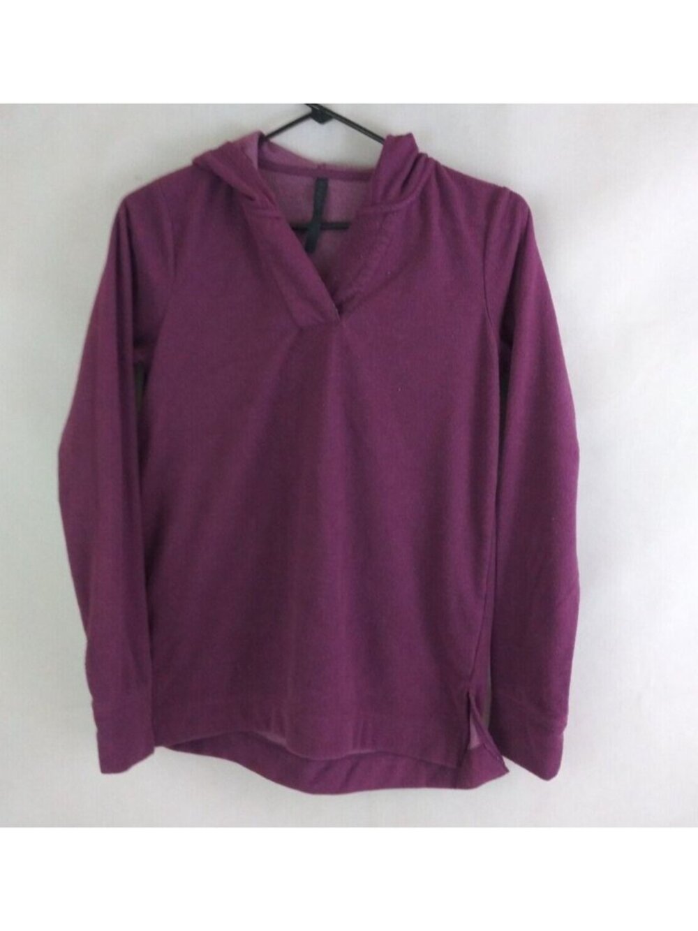 Gaiam Women's Grape Purple Super Soft Hooded Sweatshirt Size XS